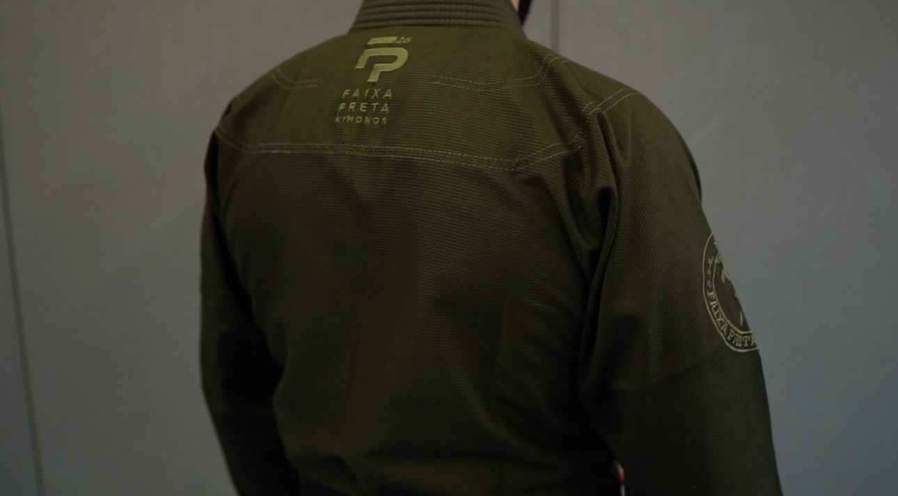 Faixa Preta Green Gi - Back Detail
